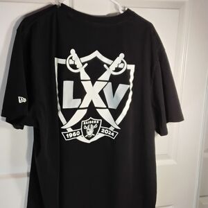 New Era Black and White Graphic Men's Tee